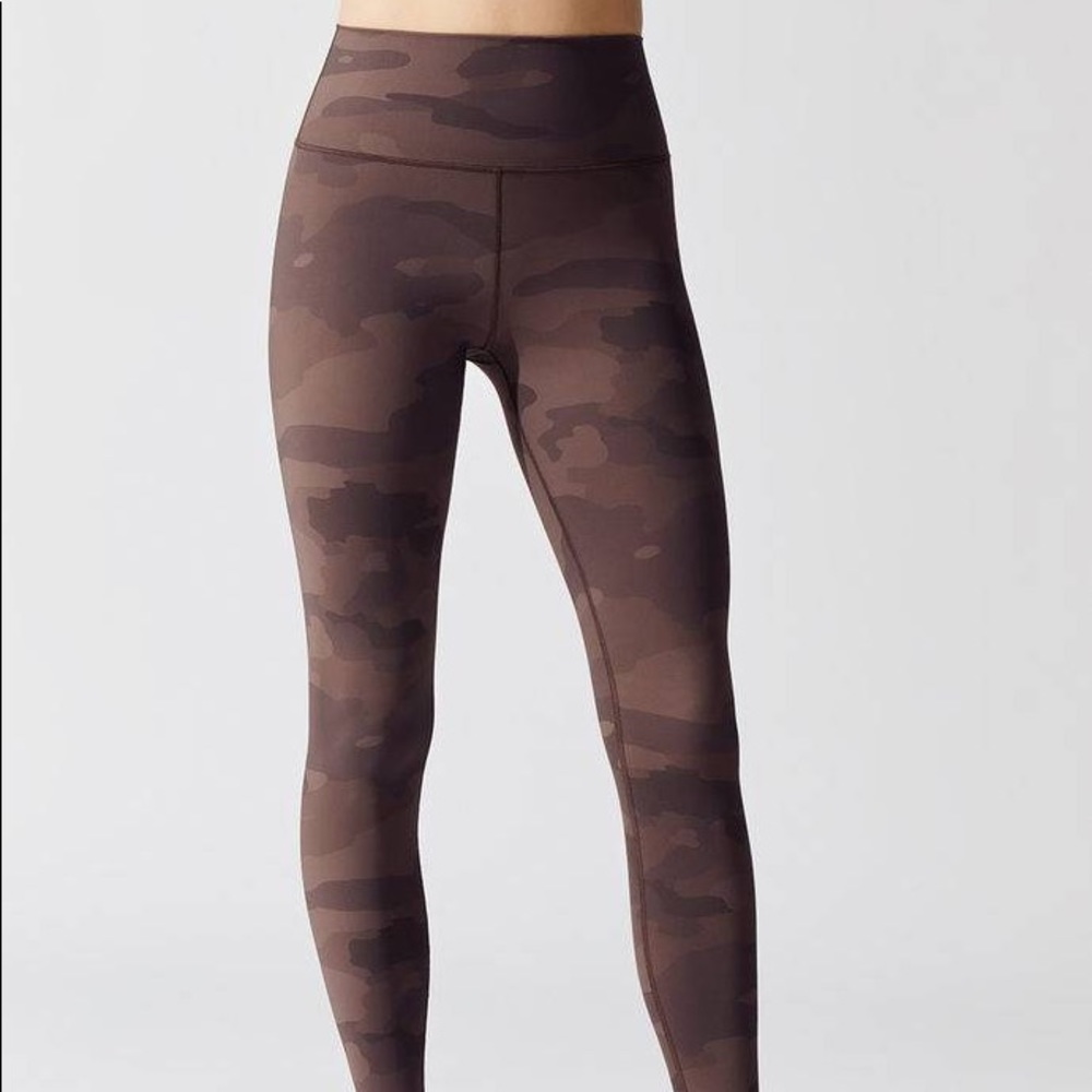 ALO Yoga purple camo leggings